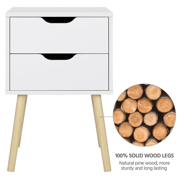 Dvi modernios, baltos spalvos spintelės - Image 11