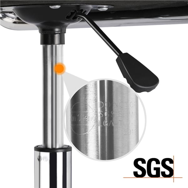 Juoda PU odos biuro kėdė - Image 12