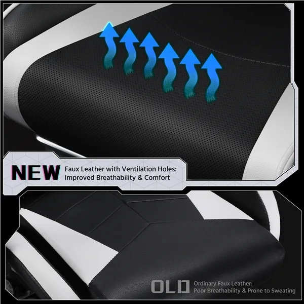 Ergonomiška žaidimų kėdė su masažo funkcija - Image 11