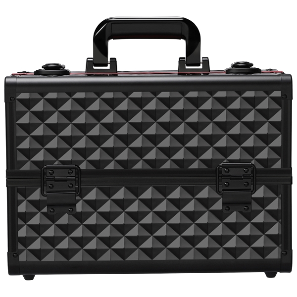 Kosmetikos ir juvelyrinių dirbinių juodas dėklas - Image 4