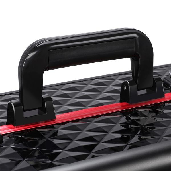 Kosmetikos ir juvelyrinių dirbinių juodas dėklas - Image 11