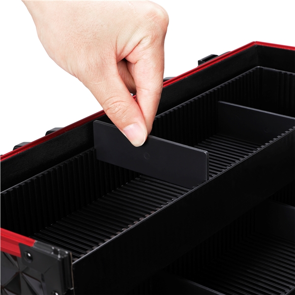 Kosmetikos ir juvelyrinių dirbinių juodas dėklas - Image 13