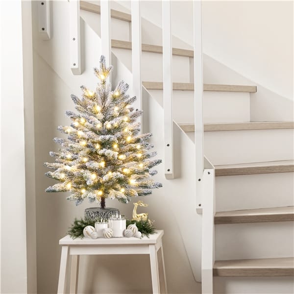 68cm Dirbtinė Kalėdų eglutė su LED ir sniego efektu - Image 17