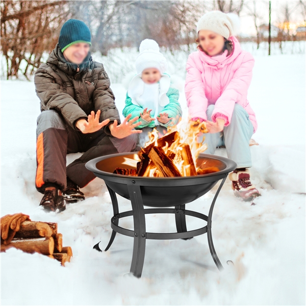 Apvali laužavietė su tinkleliu nuo kibirkščių – 54 cm - Image 17