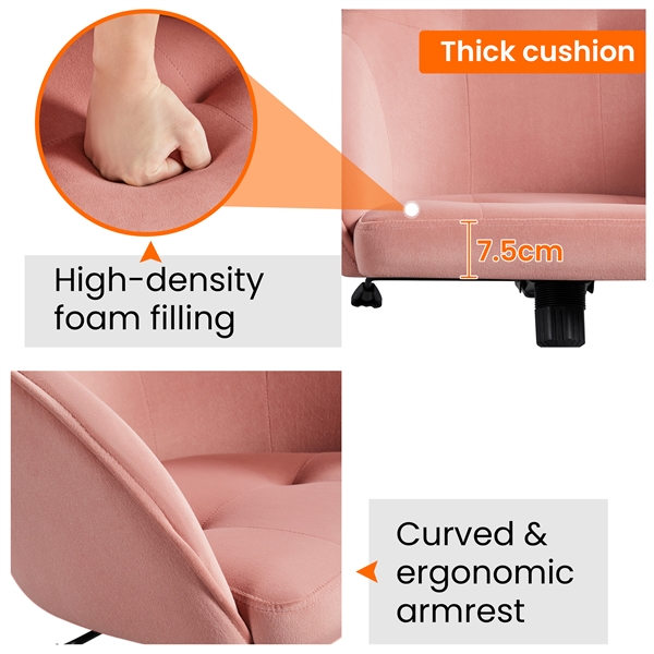 Aksominė kėdė 360° - Image 13