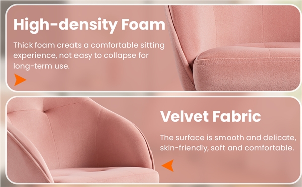 Aksominė kėdė 360° - Image 14