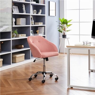 Aksominė kėdė 360°