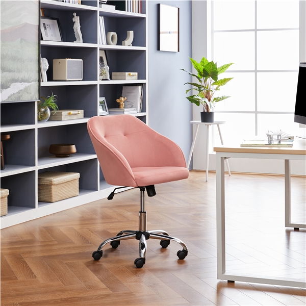 Aksominė kėdė 360°