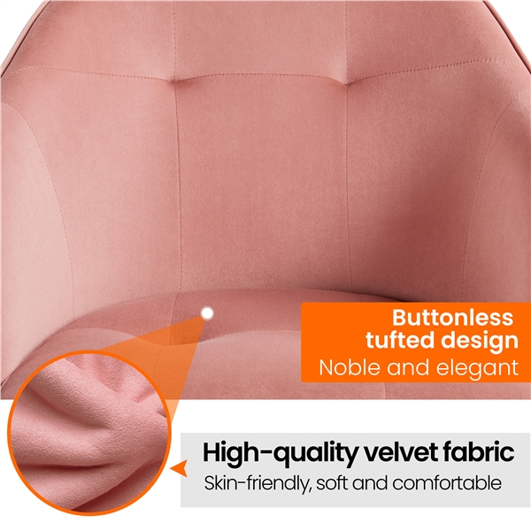 Aksominė kėdė 360° - Image 6