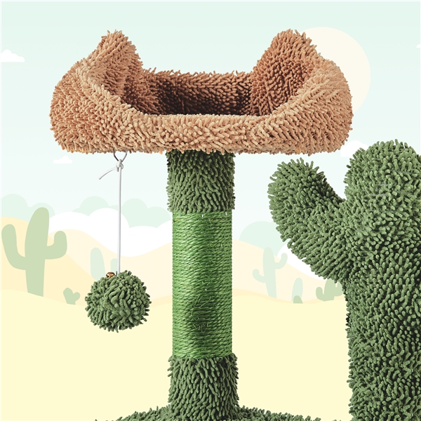 135 cm kaktuso formos kačių bokštas - Image 7