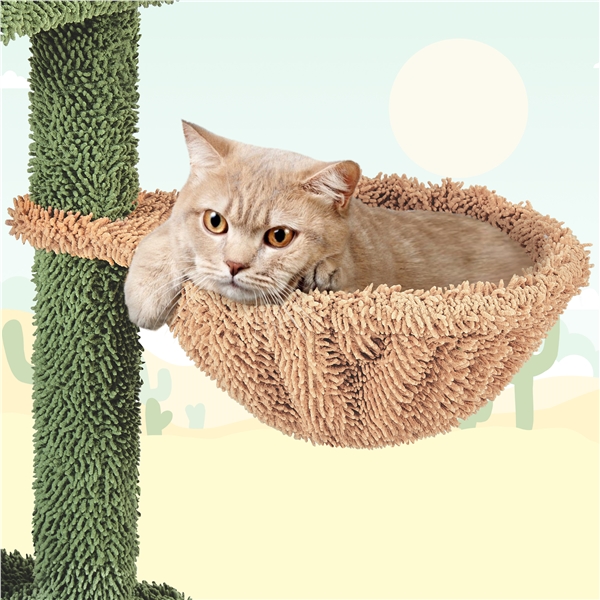 135 cm kaktuso formos kačių bokštas - Image 8