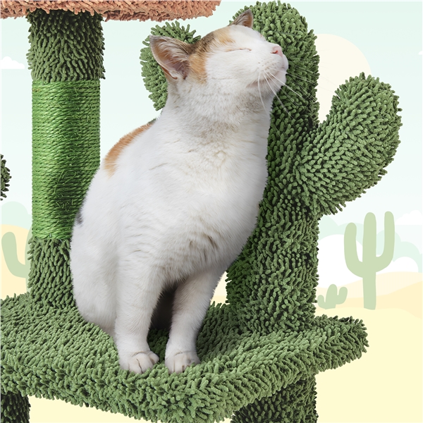 135 cm kaktuso formos kačių bokštas - Image 10