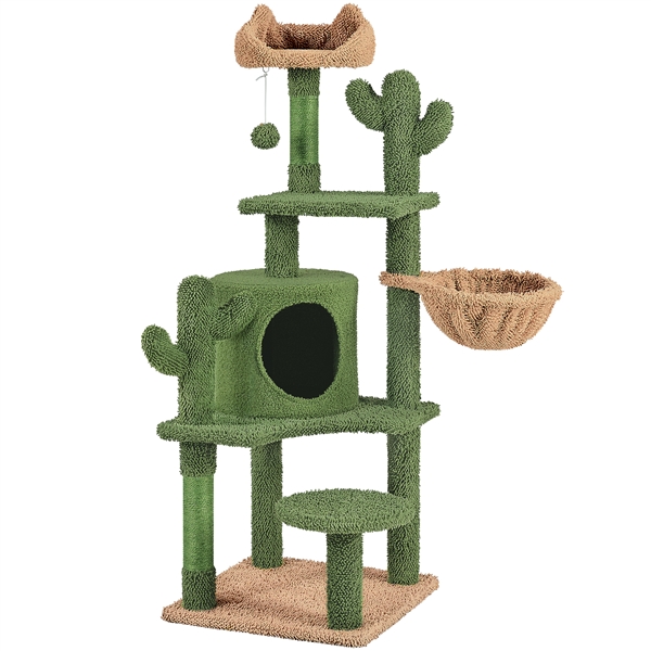 135 cm kaktuso formos kačių bokštas - Image 11