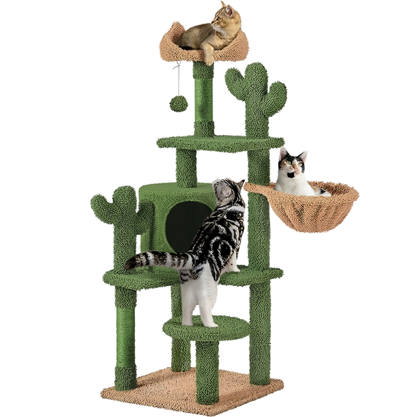 135 cm kaktuso formos kačių bokštas - Image 12