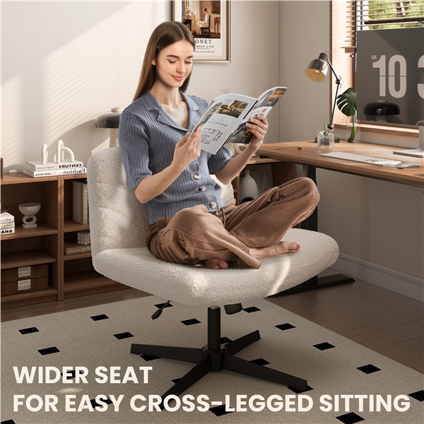 „Boucle“ pasukama stalo kėdė be porankių - Image 8