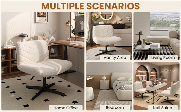 „Boucle“ pasukama stalo kėdė be porankių - Image 12