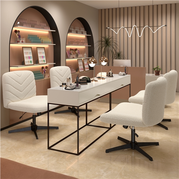 „Boucle“ pasukama stalo kėdė be porankių - Image 13