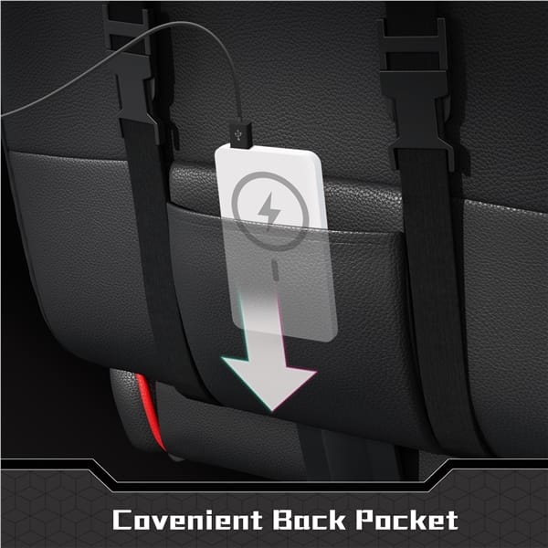 Ergonomiška biuro / žaidimų kėdė su masažo funkcija - Image 15