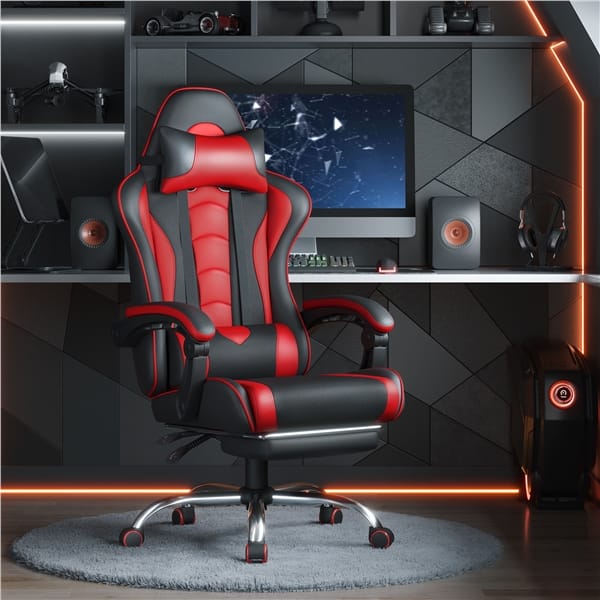 Ergonomiška biuro / žaidimų kėdė su masažo funkcija - Image 4