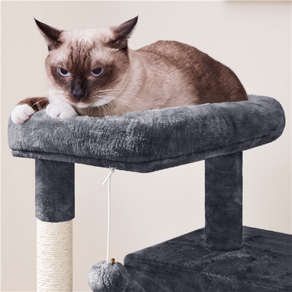 3 pakopų draskyklė – tamsiai pilka 92cm - Image 6