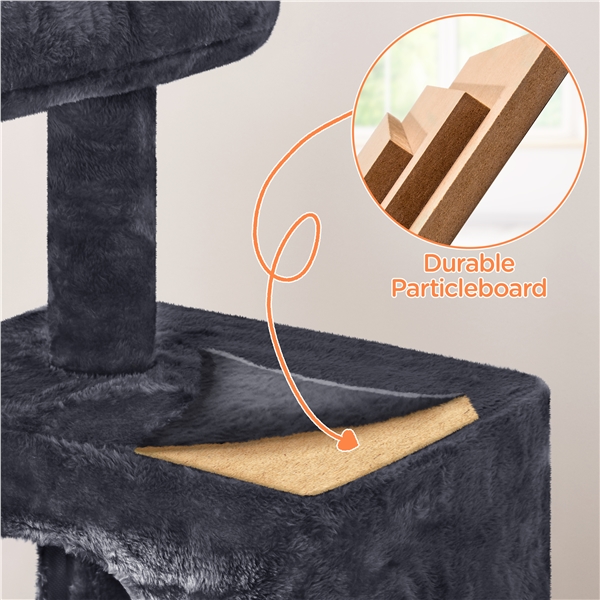 3 pakopų draskyklė – tamsiai pilka 92cm - Image 9