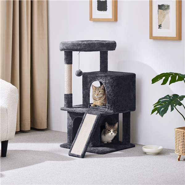 3 pakopų draskyklė – tamsiai pilka 92cm